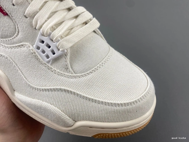 Rep x Levi's Air 'White' 4 Jordan AO2571-100 0820